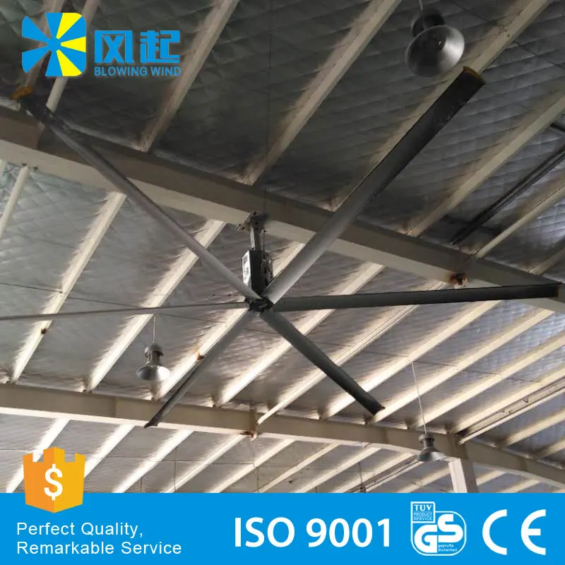 20ft Hvls Air Cooler Industrial Large Ceiling Fan Power Consumption