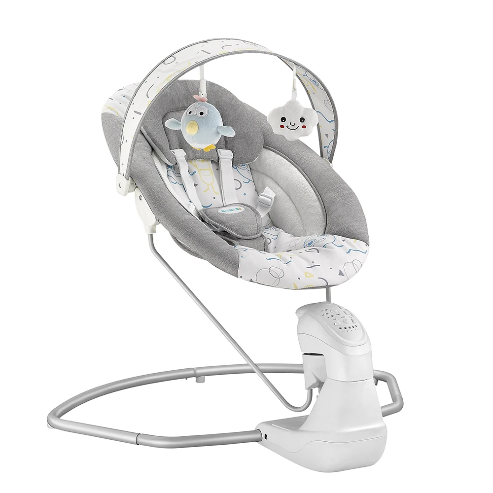 
Manufacturer compact and easy operation electric baby swing bouncer chair 