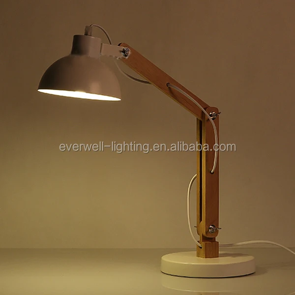 modern adjustable wood desk lighting desk lamp