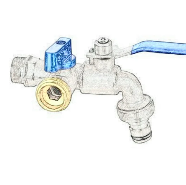 High quality Brass double handle bibcock amisco valve liugong loader valves