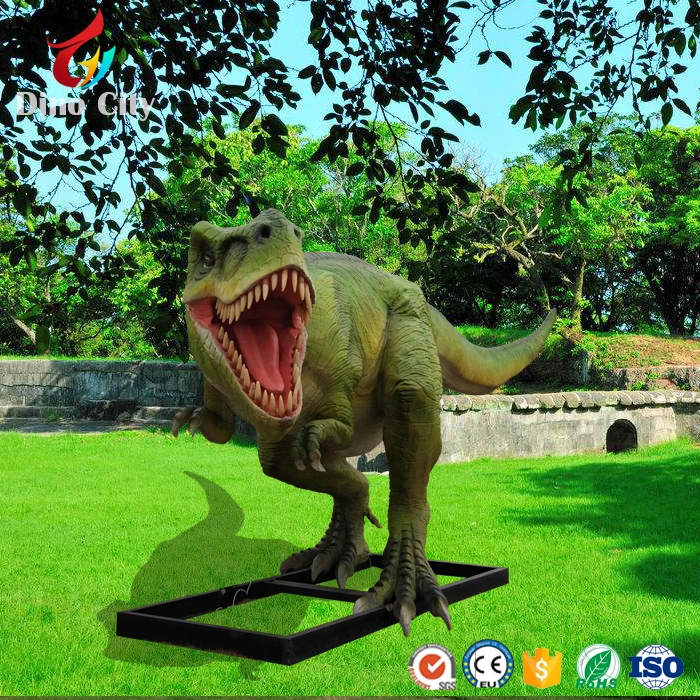 Реалистичный 3d T-rex Роботизированный аниматронный динозавр в натуральную
