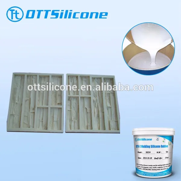 Silicone RTV/ RTV-2 Molding Silicone Rubber for Artificial Stone Rock Molds Making