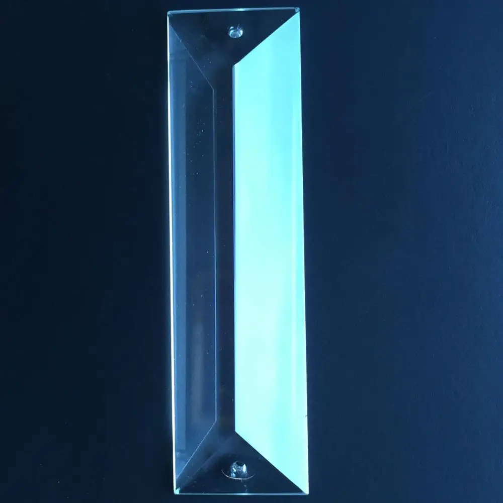 
Hot sell Crystal triangular, rectangle glass prism for chandelier, DIY curtain 100mm prism 