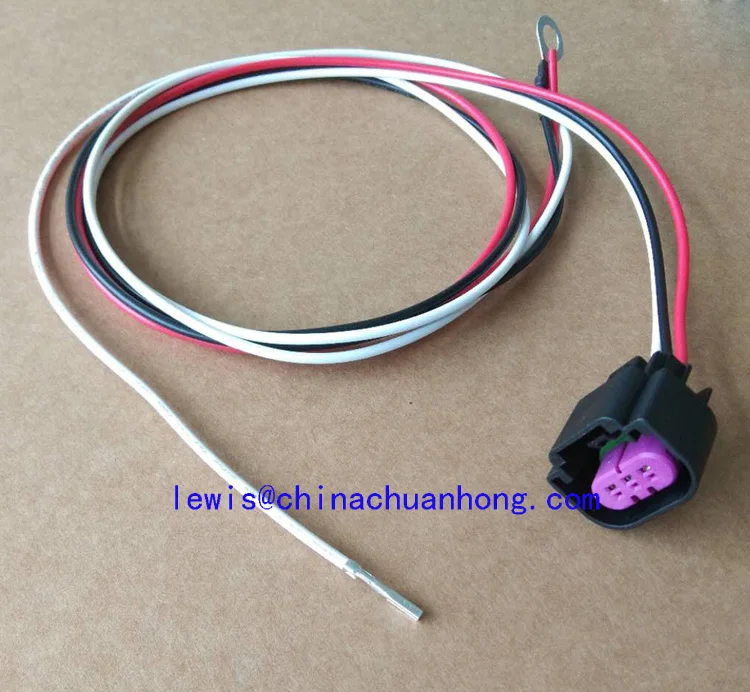 GM E85 Flex Fuel Sensor Connector Wire Harness Pigtail with 09 up Vortec ECU E38 PCM Terminal
