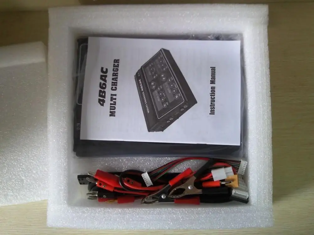 4B6AC 4x80 Вт RC Lipo Баланс Зарядное устройство/разрядник