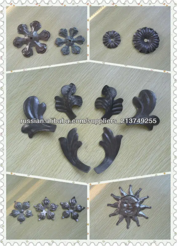 metal flower for garden fence