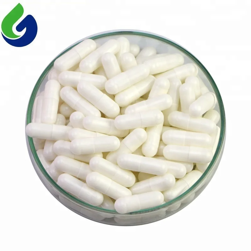 empty gelatin capsule dark green color