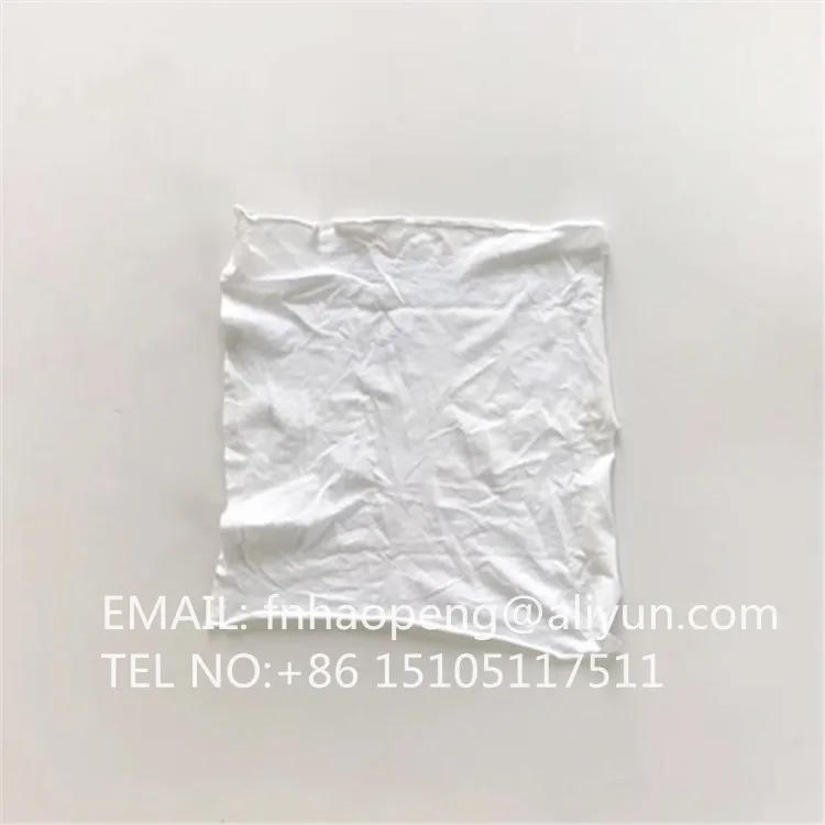 Used bedsheet cutting white wiper rags suppliers professional factory