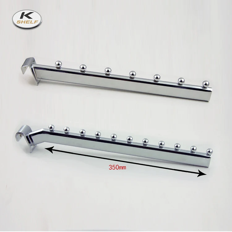 Хромированные овальные крючки «Водопад» для прямоугольной трубки