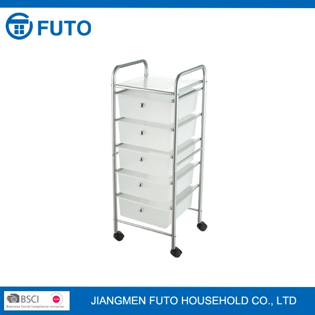 5 Tier Kitchen Organizer Metal Food Storage Shelf Cart Kitchen Accessories Metal Wire Stainless Steel Kitchen Rack Trolley Cart