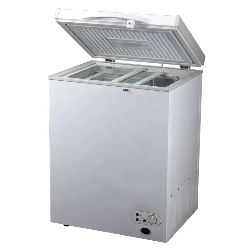 162L dc солнечный холодильник перезаряжаемый на батарейках компрессор 12v 24v морозильная