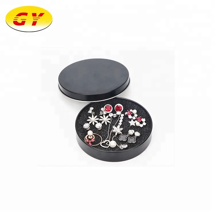Small jewelry box metal packaging Tin Can  candy iron box