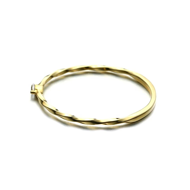 
New Twisted 100% Authentic Solid 10K Yellow Jewelry Simple Gold Ring Designs Available Fast Shipping 2pcs A Lot 