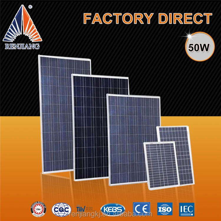 
Protective Cover price per watt 1000V Maximum System Voltage 50w solar panel price india 