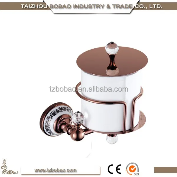 Сантехника Аксессуары Розовое Золото Ванная Комната Волшебные Держатель Для Бумаги