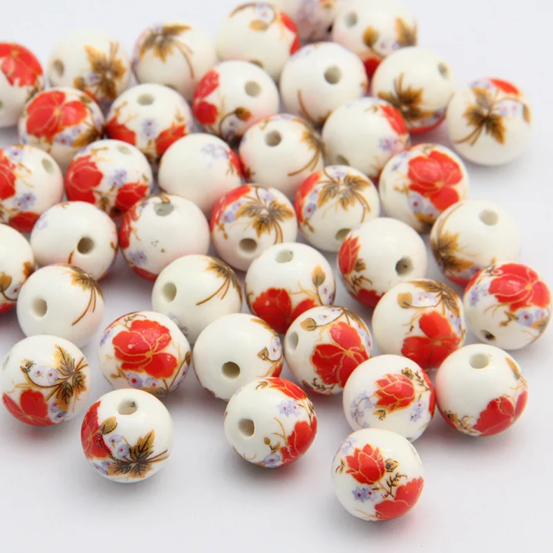 High quality beads wholesale ceramic porcelain beads for jewelry making