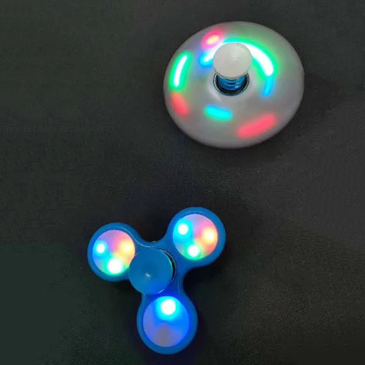 best seller factory wholesale fidget spinner decompression fingertip gyroscope LED light spinning top toys (60831427796)