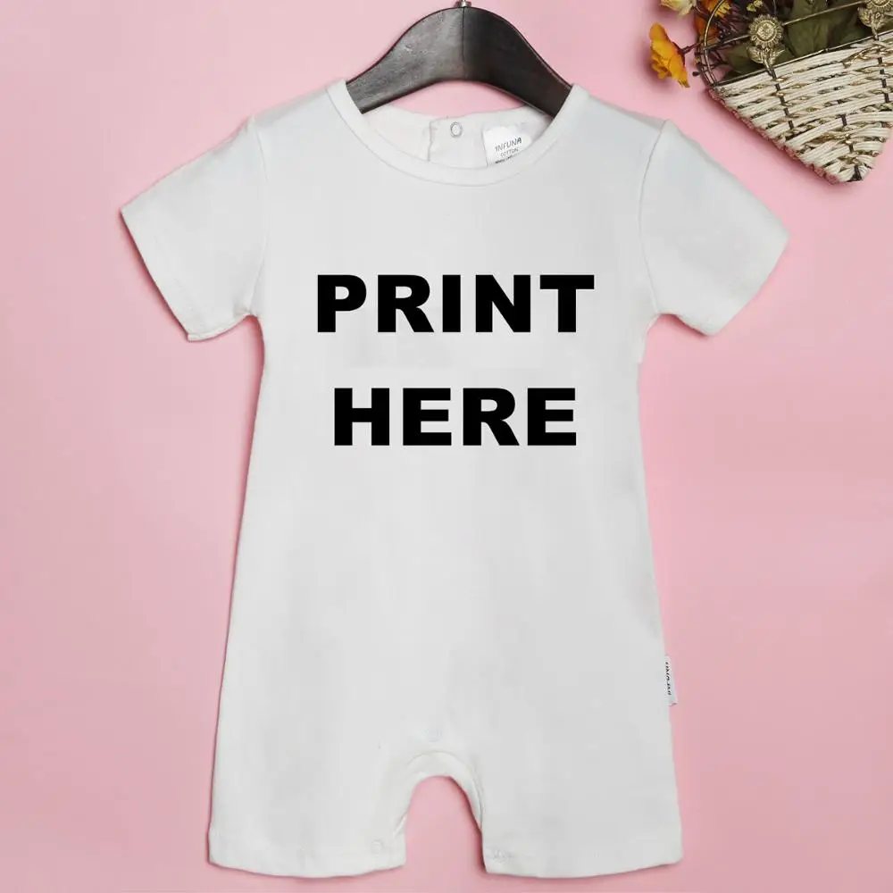 DIY cotton baby clothes with any print