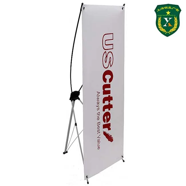 Trade Show display stand custom standing x banner size