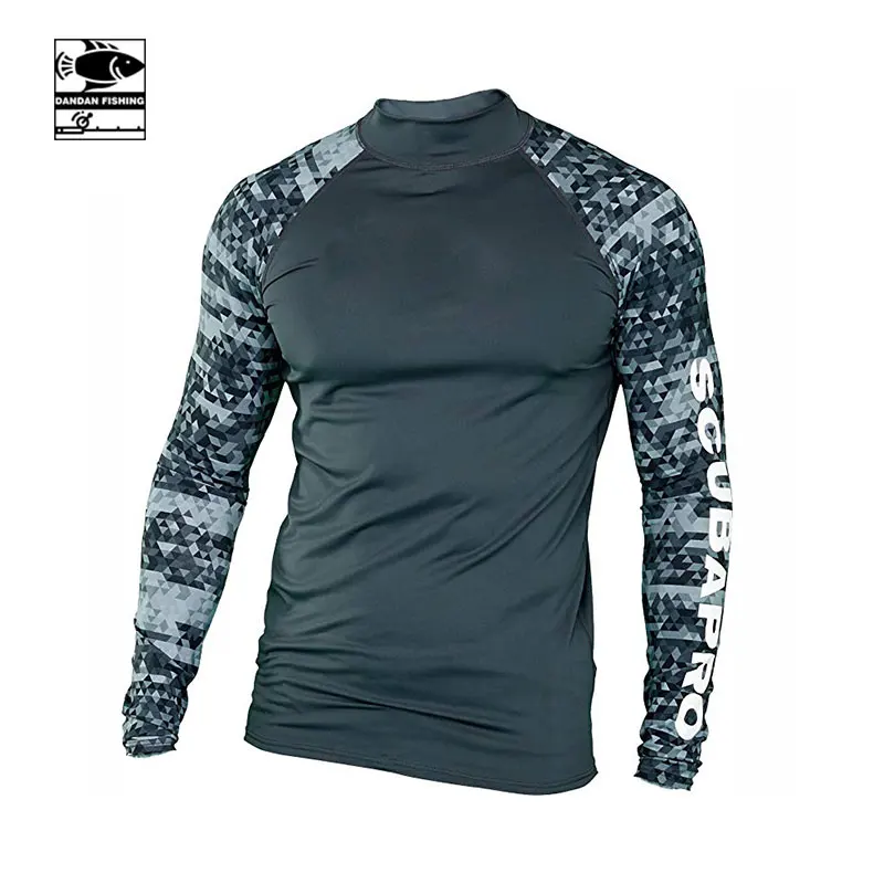 Мужская рубашка для рыбалки UPF50 +, быстросохнущая, Влагоотводящая, с защитой от затяжек