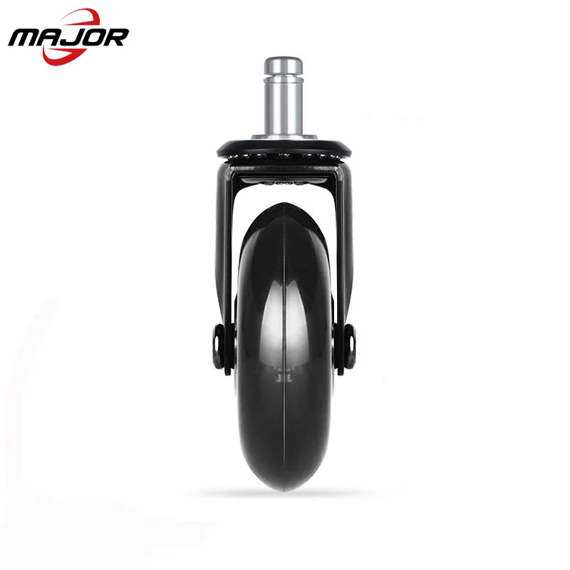 Skateboard spare parts 100mm 4 inch scooter solid tire pu caster wheel