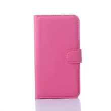 Lychee Grain Leather Phone Case for Lenovo A859