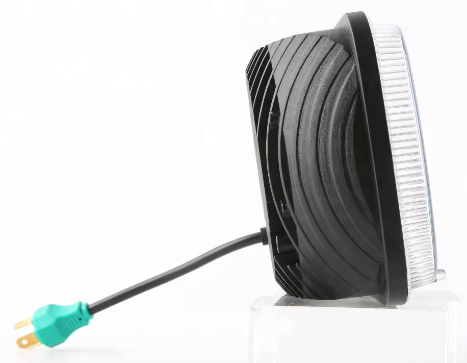 Pair Headlight Rectangular Led Light Conversion Kit 5x7 in. Pickup Semi Truck Lights