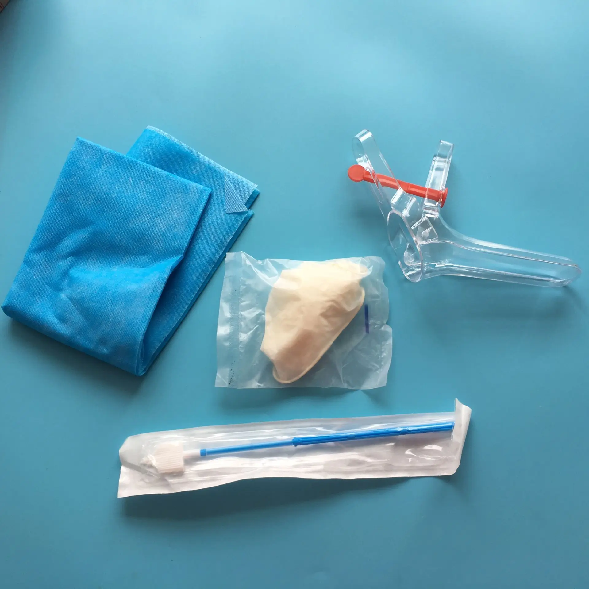 
factory sell gynecological operating kit including Surgical gloves Surgery mattress cervical dilator cervical smear good price 