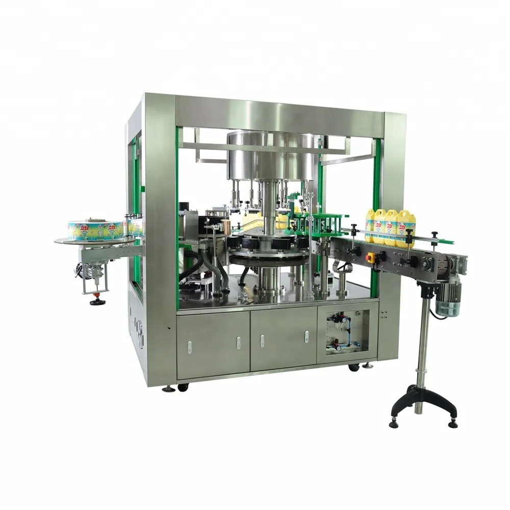 automatic rotary OPP hot melt glue labeling machine for square bottle 10000 BPH