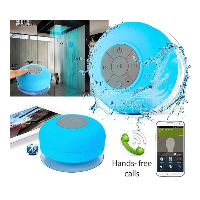 Factory best selling products mini active speaker waterproof with sucker