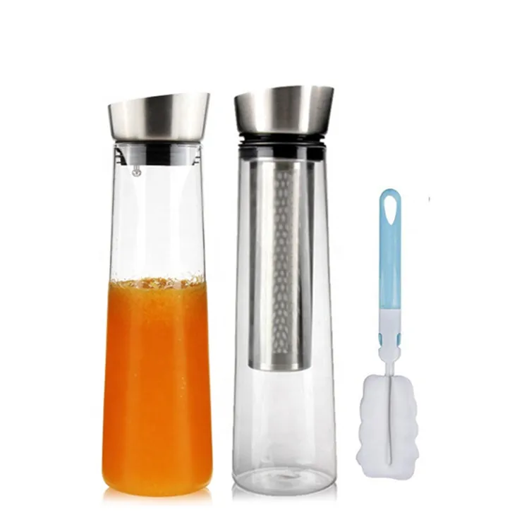 
Airtight Cold Brew Tea Pitcher, Coffee Accessories, Iced Tea Maker with Infuser  (60855362472)