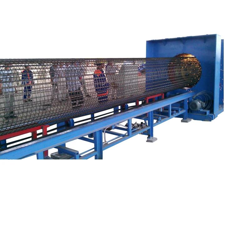 Full automatic concrete pile used wire mesh cage welding machine