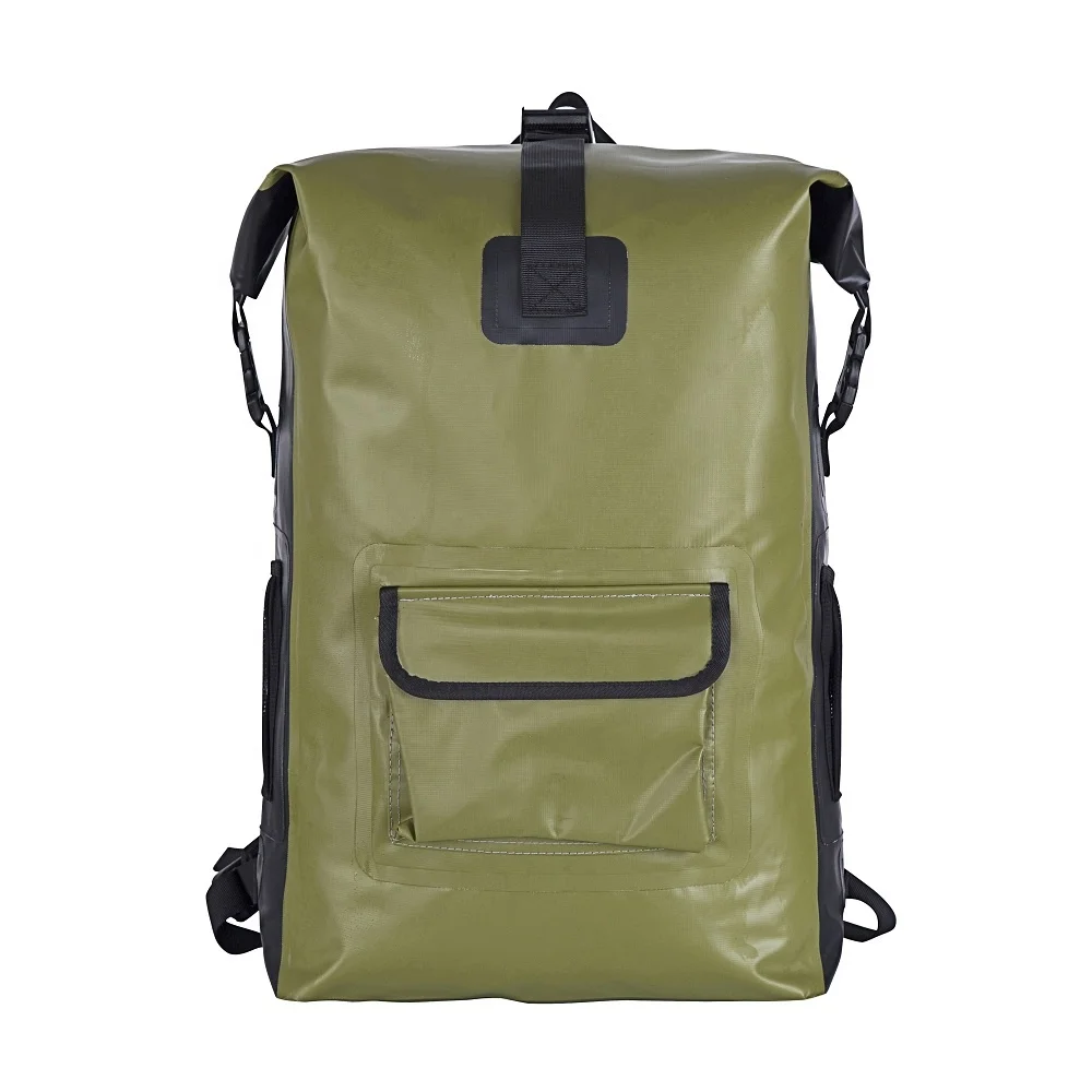 Dongguan Top Latest PVC canvas Polyester Kayaking Camping Gear PVC Backpack