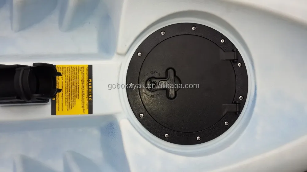 CE certification single fishing kayak with motor bracket