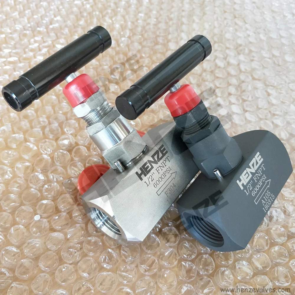 
High Pressure Psi /WOG Stainless Steel F304 F316 Or A105 Threaded NPT/BSP Ends Needle Valve 