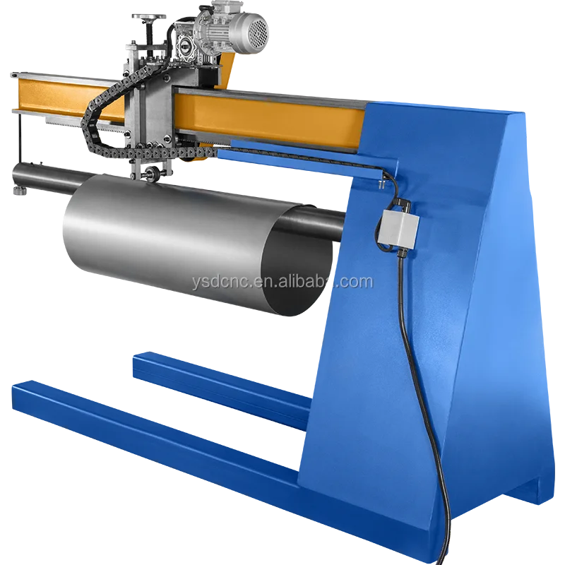 Galvanized Steel HVAC air circular pipe round duct sewing machine