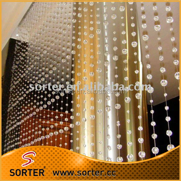 Fashion luxury crystal glass bead curtain for Home Living Room Decor