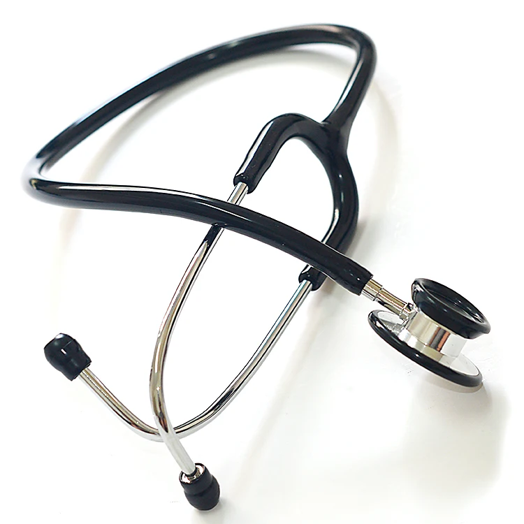 SW-ST24 Chrome-Plated Zinc Alloy Stethoscope and Deluxe Stethoscope of dual head stethoscope