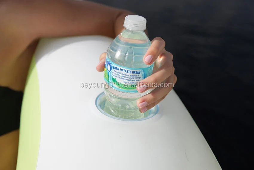 3 person kick back lounge pool float island with pillow backrest+swimming pool floating water pool lounge raft