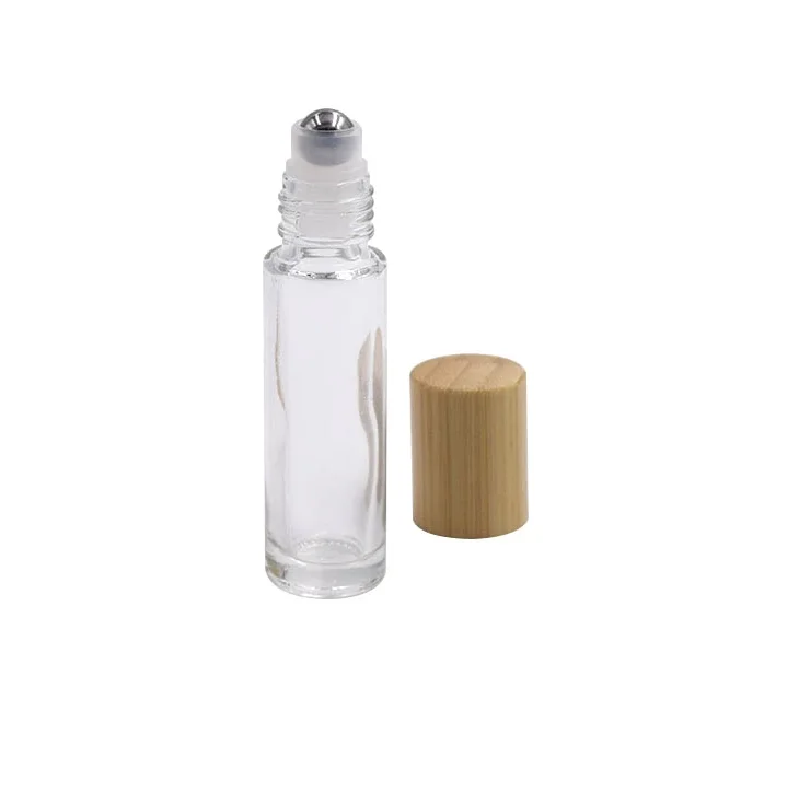 Glass Cosmetic Packaging 4ml 6ml 10 ml 15ML perfume oil roll on glass bottle with roller ball