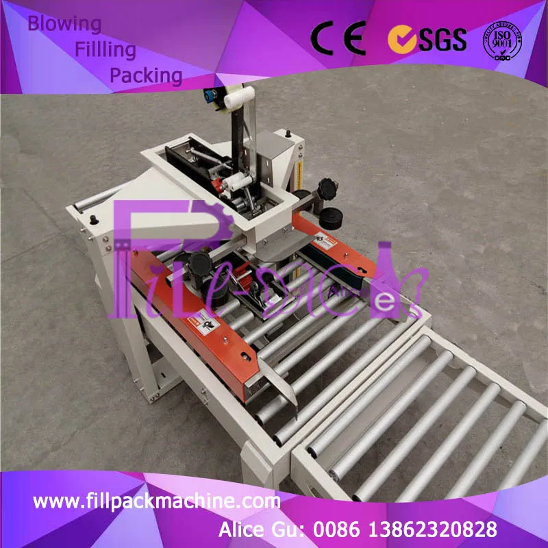 Semi auto Carton seaming machine / equipment / device / system / line / plant / unit / Carton seamer