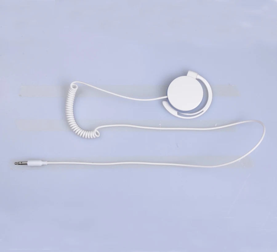 Одинарные наушники-Крючки 3 5 мм/35 мм односторонние Проводные наушники D-образные для путеводителей