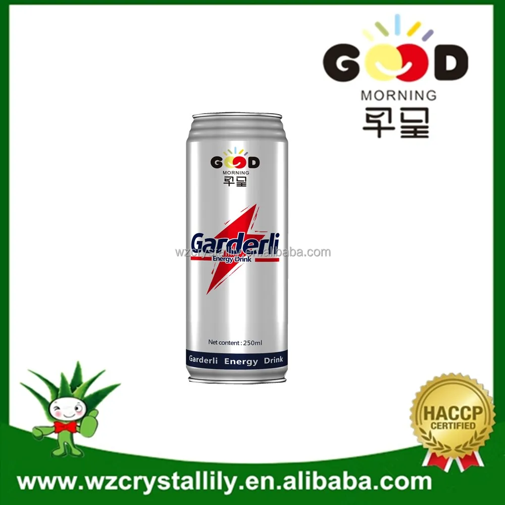 250ml  custom label  canned energy drink