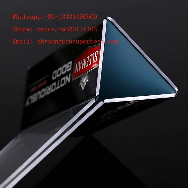 Cheap price good quality customized design acrylic table talker