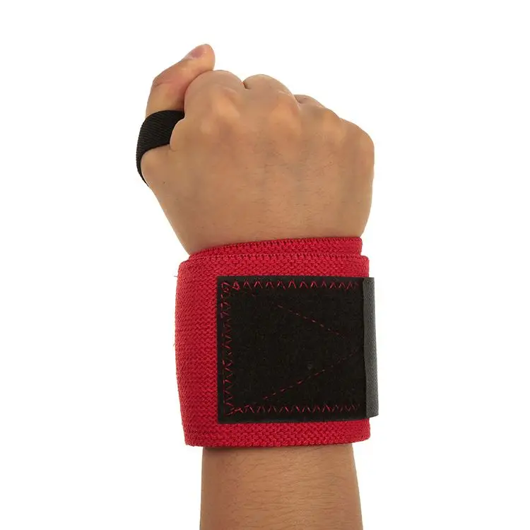 Hot selling cross fit wrist protection wrist wraps with thumb loop