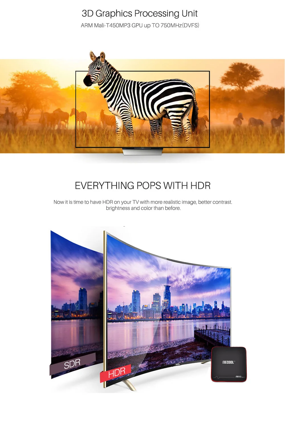 Voice control google home assistant smart media center android tv os tv box google tv box 7.1 version 2G RAM 16G ROM 2.4G WIFI