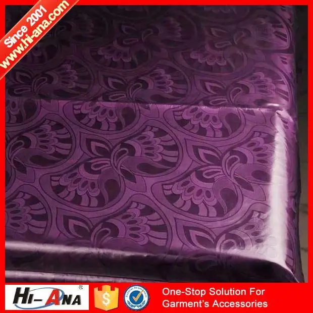 Hi-ana Fabric2 Trade Assurance Factory Supplier Bazin Riche Africans Clothes Customized Woven Jacquard Brocade Fabric Printed