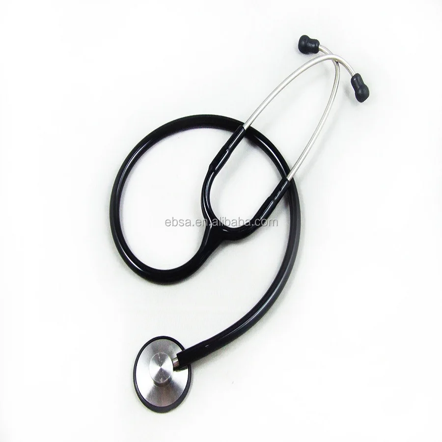 Кардиологический одноголовый стетоскоп из цинкового сплава с часами