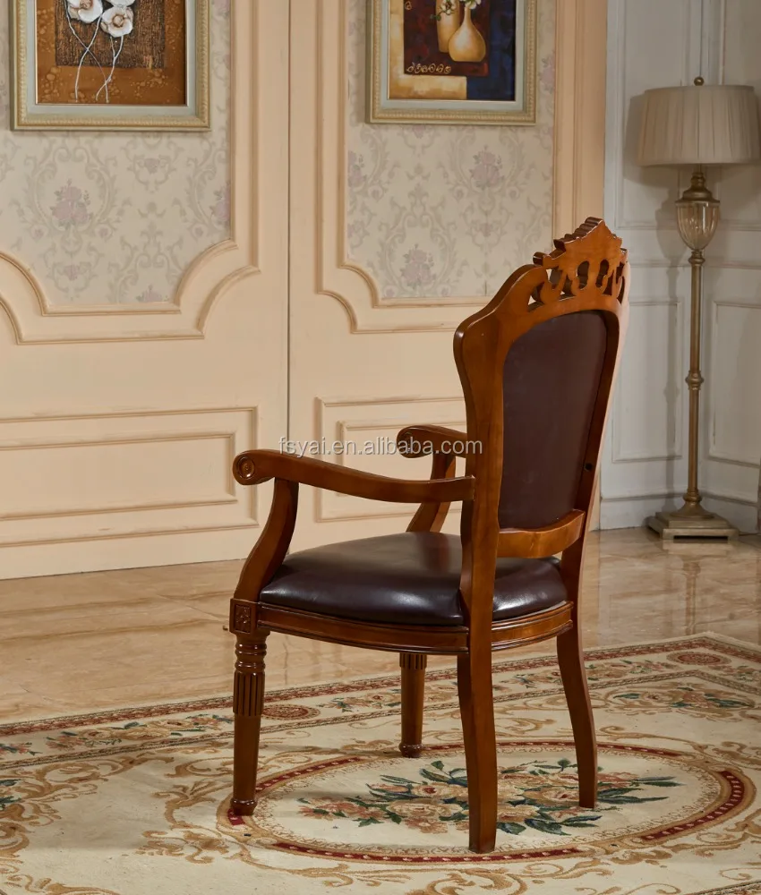 french style dining room classic designs heavy-duty dining room vintage wood armchairs chairs for dining table guandong belvet