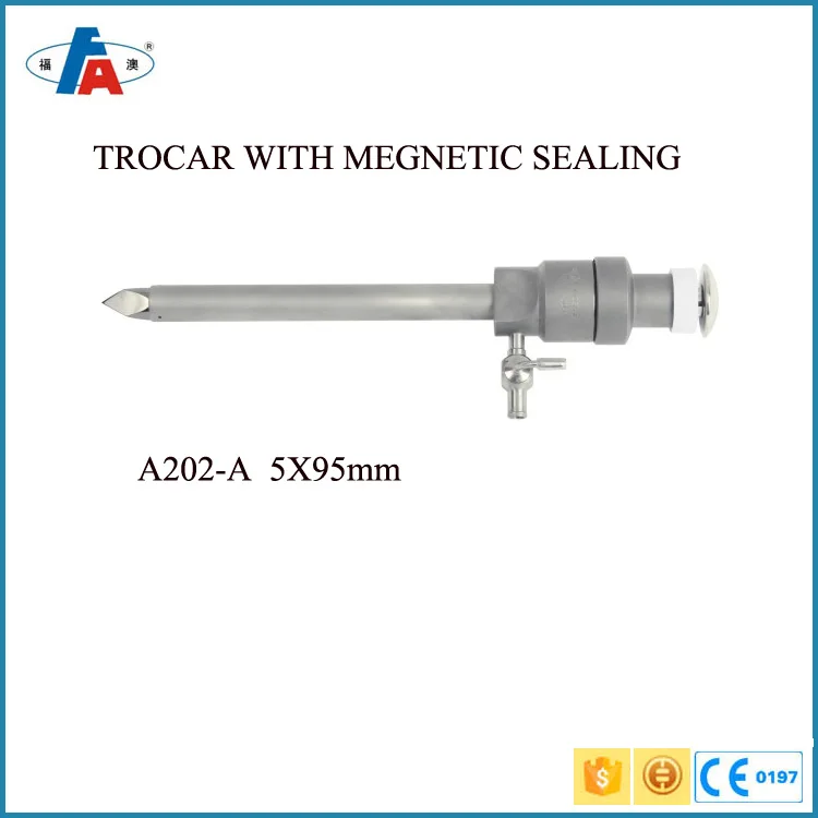 medical laparoscopic surgery reusable trocar 10mm